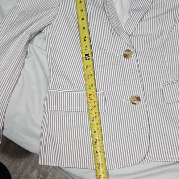 Gap Striped 2 Button Blazer NWT Sz 1 - Picture 14 of 15